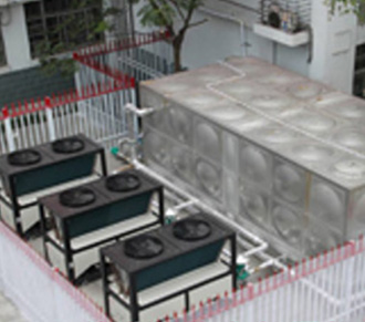 縉云工藝美術(shù)學(xué)校空氣源熱水采暖項目